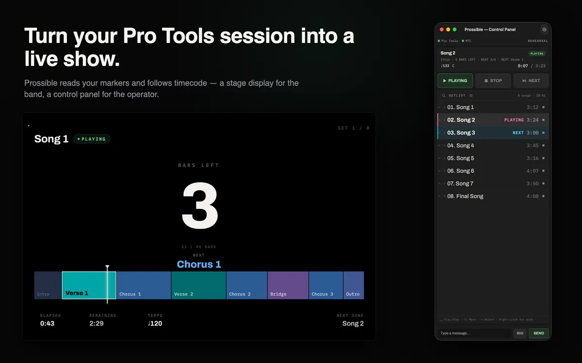 Prossible screenshot