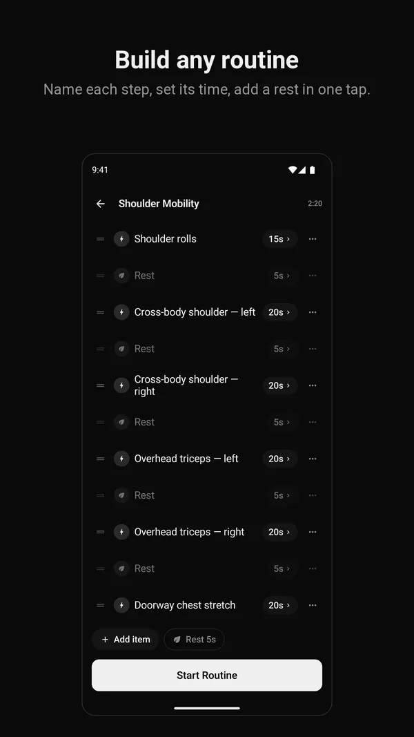 Routine Timer screenshot 3