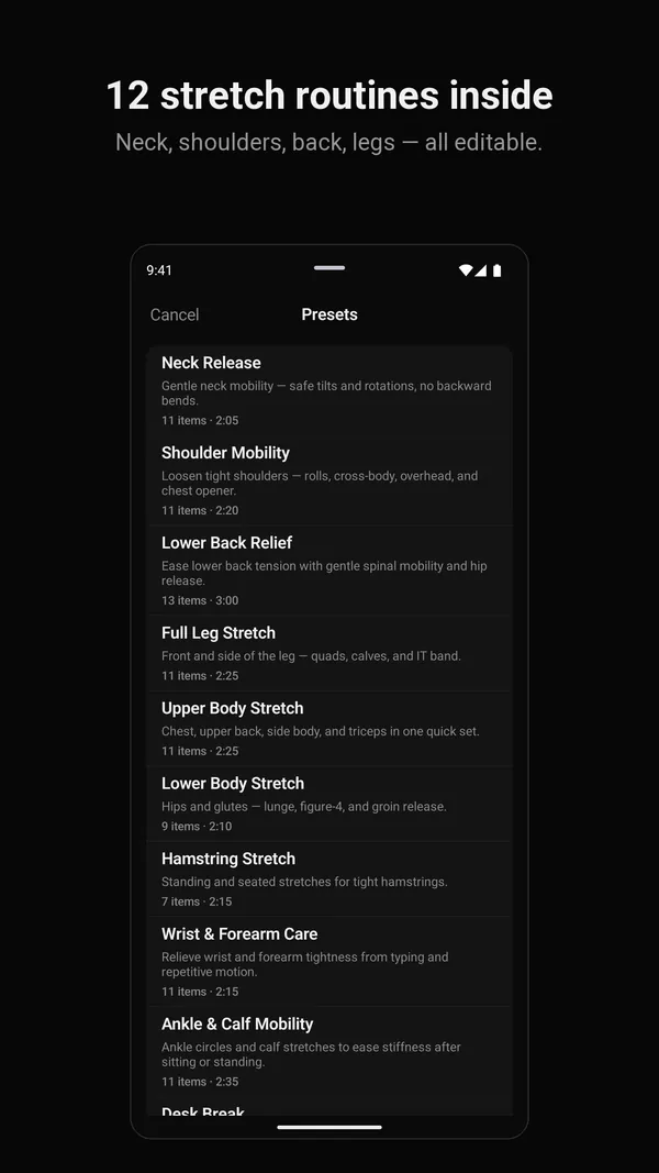 Routine Timer screenshot 4